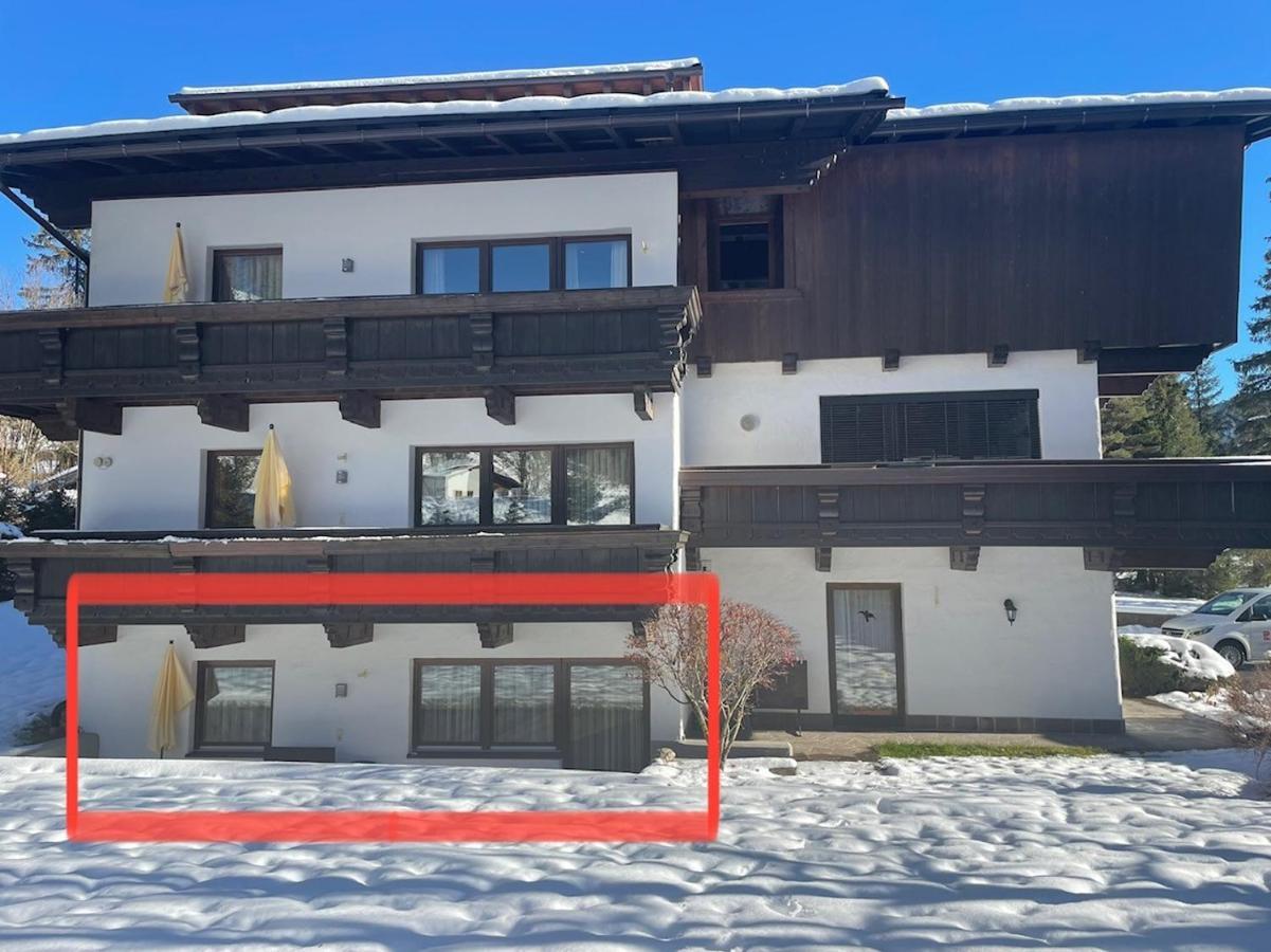 Ferienwohnung W3 Haus Ganghofer Leutasch Exterior foto